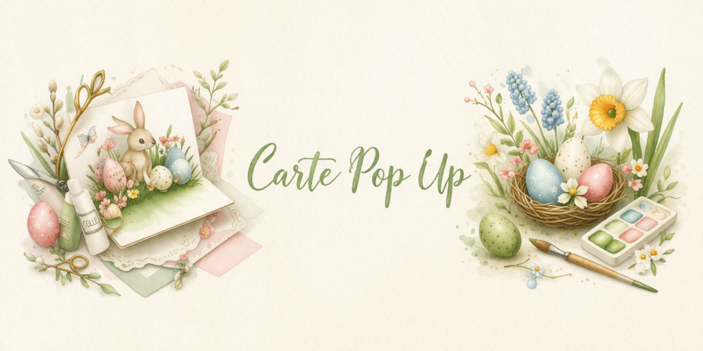 atelier cartes pop up Pâques enfant Aix-en-Provence Ludo’sphère