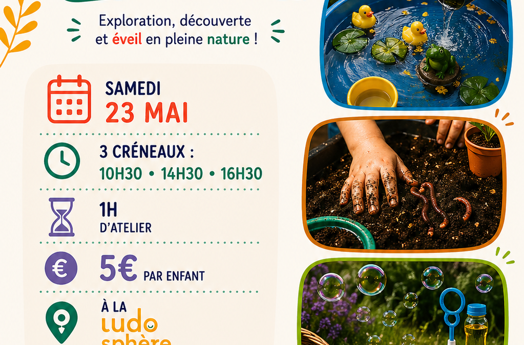 Atelier sensoriel en extérieur à Aix-en-Provence – Samedi 23 mai