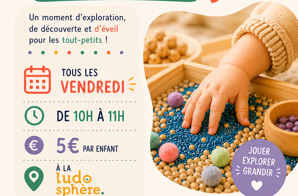 Atelier sensoriel à Aix-en-Provence (0-3 ans) – Vendredi 22 mai